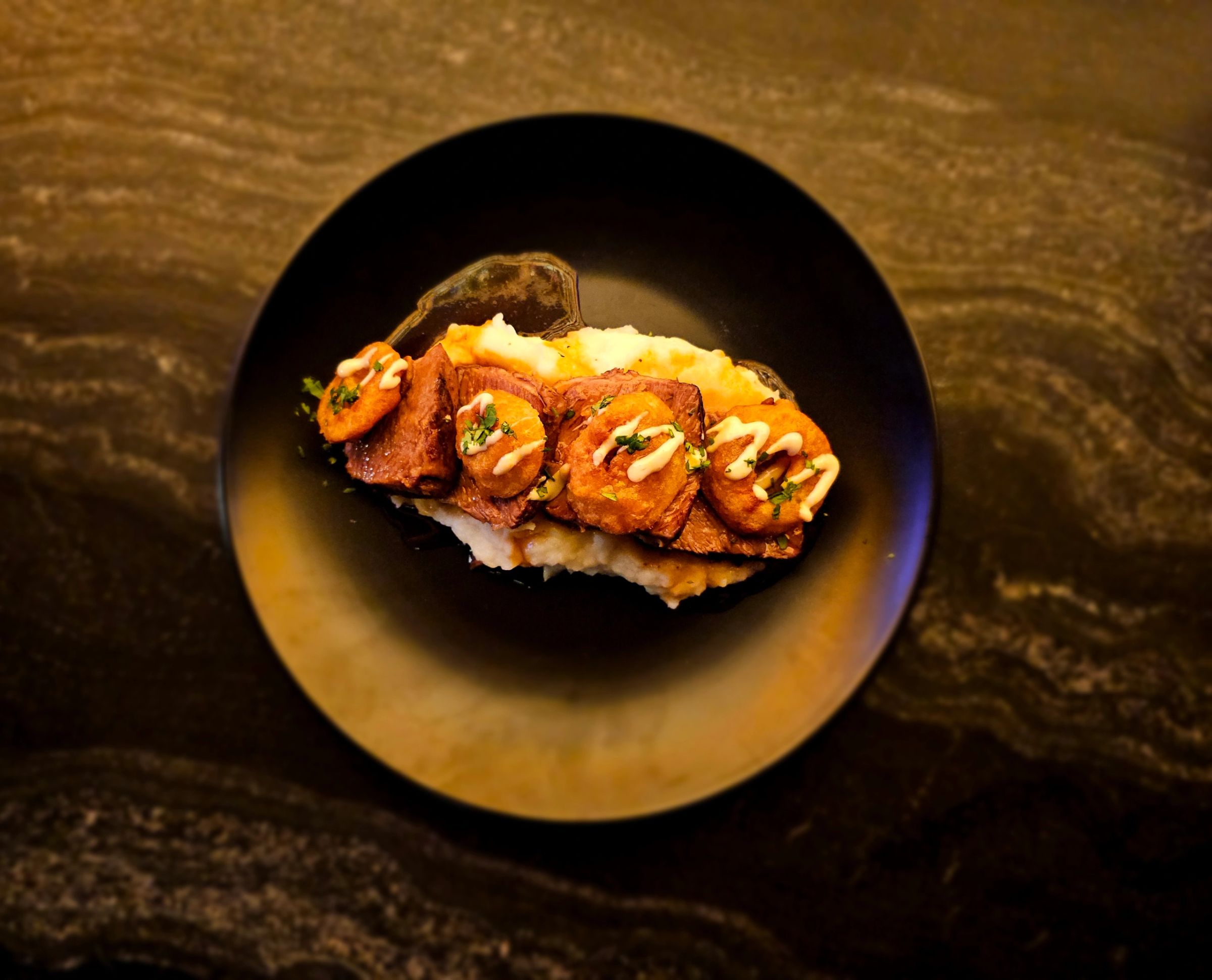 A plate from the Cheroots kitchen