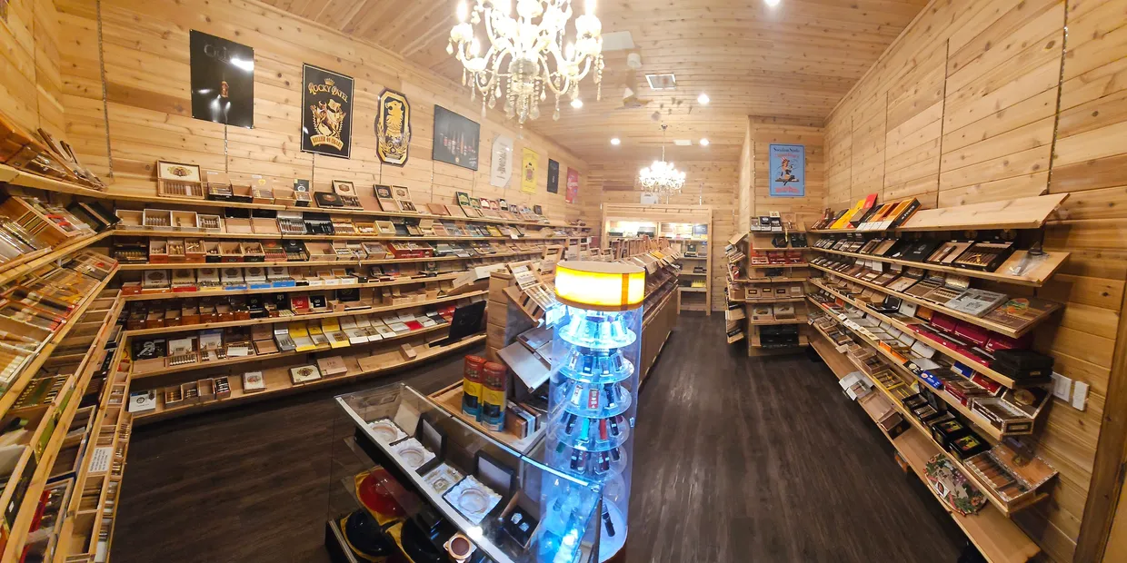 The walk-in humidor at Cheroots